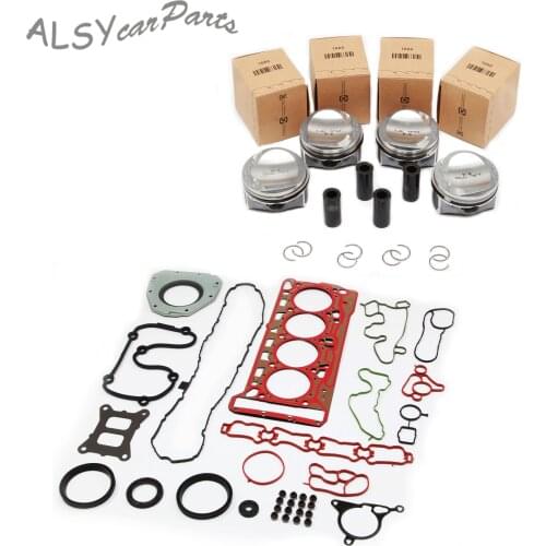 06H 107 065 CP Modified 23MM Pistons Rings Gasket Seals For Audi A4 A5 TT VW Passat Golf Jetta CC Skoda Octavia Superb Seat 1.8T