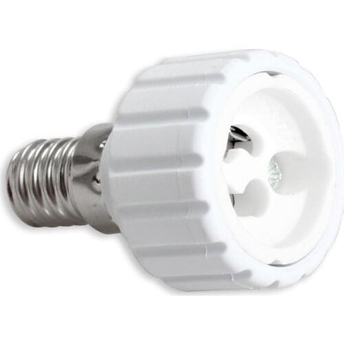 1PCS E14 to GU10 Lamp Holder Converters Lamp Base Converters LED Light Bulb Adapter Converter Holder Lighting Accessories 2021