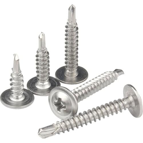 10/20/50PCS M4.2 M4.8 Truss Philips Self Drilling Tapping Screw 410 Stainless Steel L:13-50