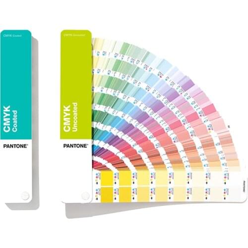 2 Books Pantone CMYK GP5101A Coated Uncoated Color Guide Pantone GP5101A