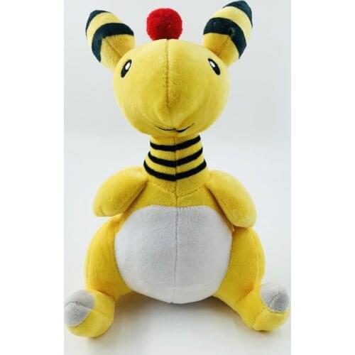 23cm Pokemons Ampharos Plush Toys Dolls Kawaii Pendant Clip Soft Stuffed Peluches Gifts for Children K
