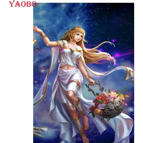 5d diy diamond painting cross stitch Beauty Fairy FULL diamond embroidery Cartoon diamond mosaic pattern Christmas decor