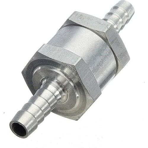Aluminium Fuel Non Return Check Valve One Way Petrol Diesel