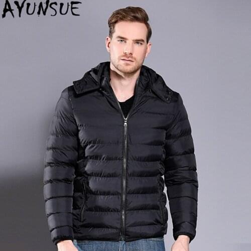 Мужские парки с капюшоном AYUNSUE China At AliExpress