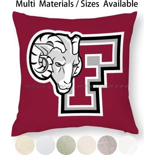 Rams Pillow Case Throw Pillow Cover Cotton Linen Flax American Usa College University Sport Team Club Game Academy Canada