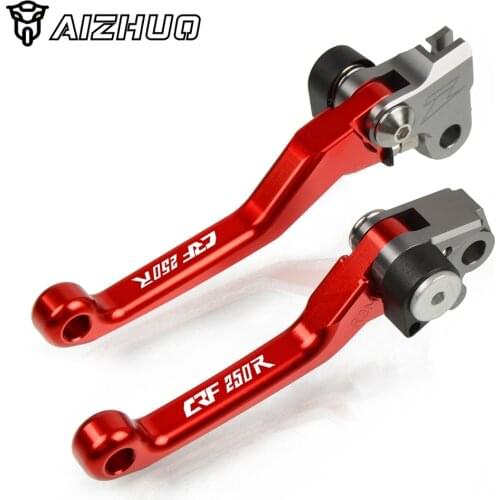 CNC Pivot Brake Clutch Levers FOR HONDA CRF250R CRF 250R CRF250 R 2007-2018 2017 2016 2015 2014 Motorcycle Dirt Pit Bike Levers
