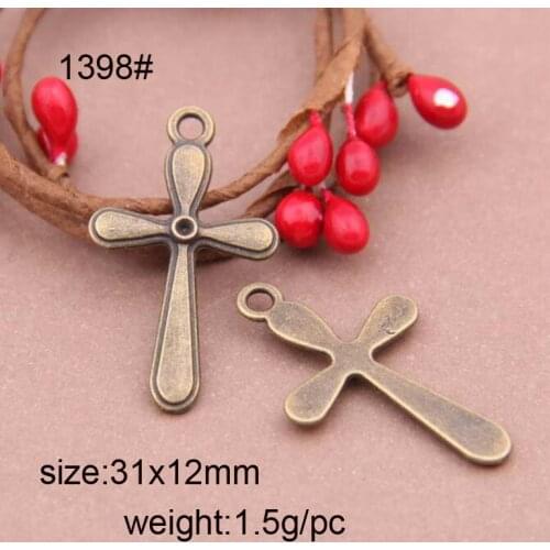 Cheap Fashion Crucifix Cross Charm Pendant Used In Rosary Or Bracelet