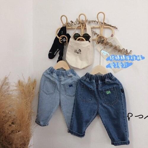 Casual Baby Spring Autumn Jeans Pants For Boys Children Kids Trousers Clothing Teenagers Gift Home Outdoor High Quality