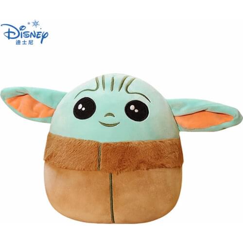 Disney 13CM Baby Yoda Plush Toy Cute Cartoon Star Wars Mandalorian Pillow Stuffed Doll Girls Gifts Kawaii Plush Dolls Kids Toys