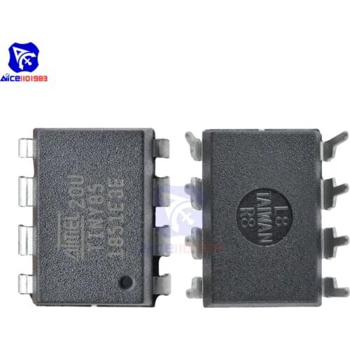 Diymore IC Chip ATTINY85-20PU ATTINY85 MCU 8BIT ATTINY 20MHZ 8 Pin DIP-8 ATTINY85 Microcontroller IC Chips