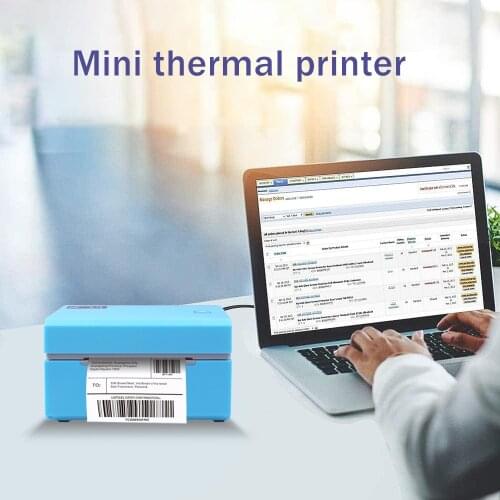 Mini QR Code Bluetooth Thermal Printer Label Barcode Sticker Printer For Android Phone Windows Computer Warehouse Shopping