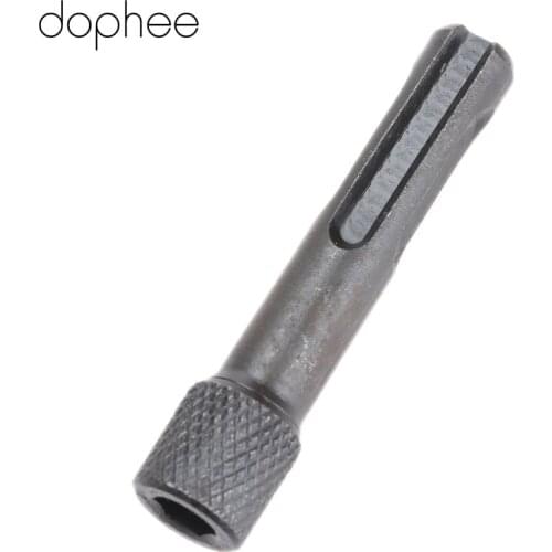 Dophee Screwdriver Holder Drill Bit Adaptor 1/4 Converter Socket Nut Driver Set SDS Hammer Drilling Tool +Knurled 2 Pits 2 Slots