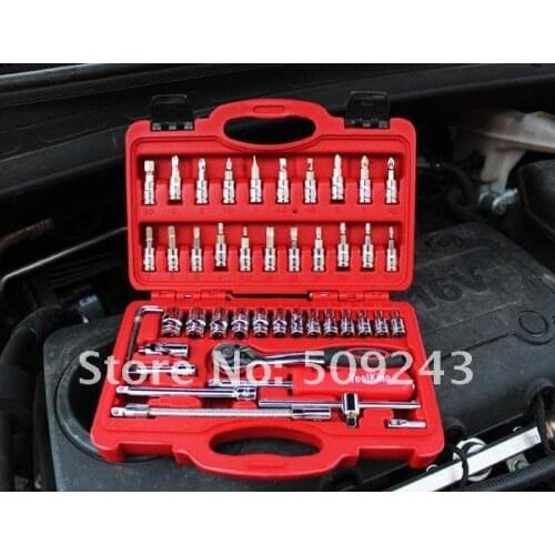 New DIY 46pcs/set Home Leather Hole Punch & Grommet Setting Tool Kit