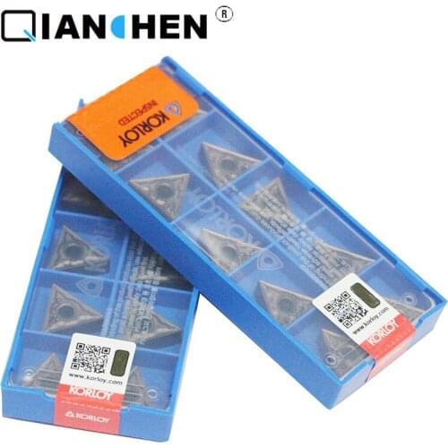 Original Korea Korloy TNMG160404-HM PC9030 TNMG160404-HS PC9030 TNMG160408-HA NC3120 (10pcs/lot)Internal turning tool Inserts
