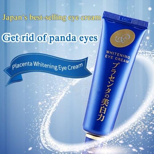 Japan meishoku placenta whitening eye cream anti aging anti wrinkle dark circle remover eye bags eye care serum 30g