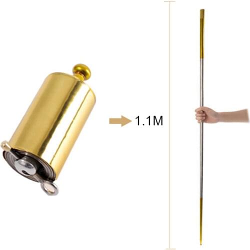 Portable Steel Metal Magic Pocket Staff Outdoor Sport Martial Arts Staff Magical Wand New High Quality Steel Wand Martial Arts