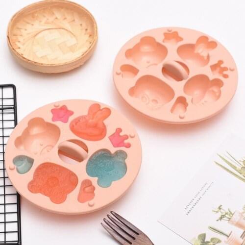 Portable High-quality Steamed DIY Cake Cookie Mold Silicone Cookie Mold Household for Infants