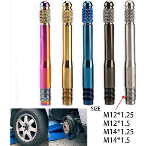 Car Tire Positioning Pin Wheel Hub Installation And Removal Fixing Bolt Tool M12*1.5 M12*1.25 M14*1.25 M14 *1.5 Wheel Nut