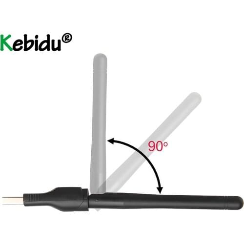 Dropshipping USB 2.0 WIFI USB Adapter Wireless 802.11 b/g/n LAN Adapter MT7601 150Mbps Network Card with rotatable Antenna Newly