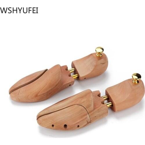 1 pair of adjustable wooden mens womens shoes support stretcher support shaping anti-wrinkle anti-deformation shoe support