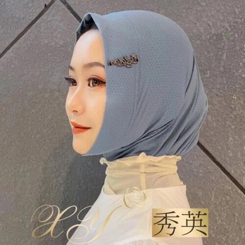 Cheap Sale Cute Muslim Girls Jersay Instant Head Scarves For School