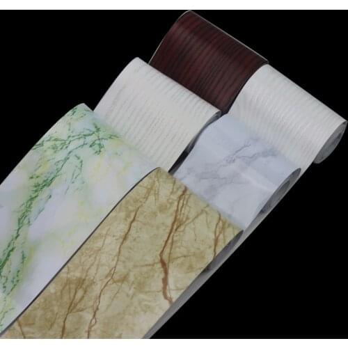 Beibehang Waterproof waist line self adhesive skirting bathroom wall frame stickers kitchen living room bathroom tile baseboard