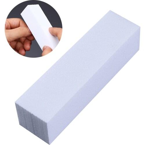 1/5 / 10Pcs Nail Polishing Block Manicure Tool High Elastic Cotton Does Not Drop Sand Reusable Nail Art Polishing Tool