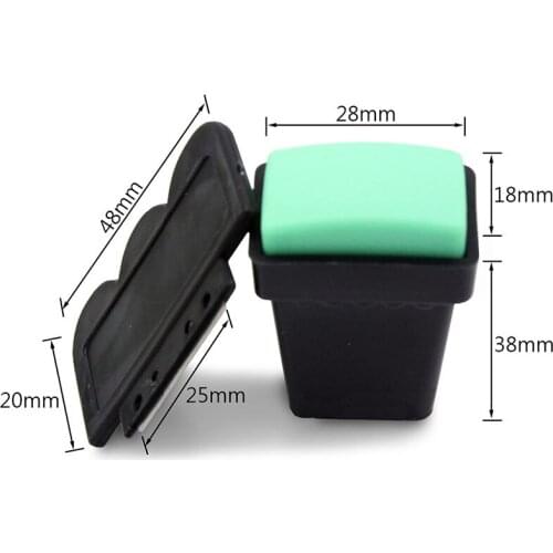 1 Set (1 Stamper + 1 Scraper) Nail Art Image Stamp Green Stamping Plates Manicure Tool Template For DIY Beauty Accessories