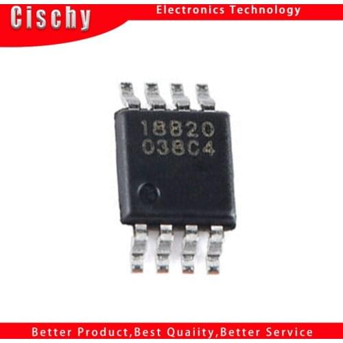 5pcs DS18B20U MSOP8 DS18B20 18B20 MSOP-8 18B20U SOP DS18B20U+T DS18B20U+TR