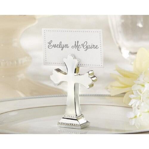 10pcs Cross Name Number Menu Table Place Card Holder Clip For Wedding Baby Shower Party Festival Reception Favor