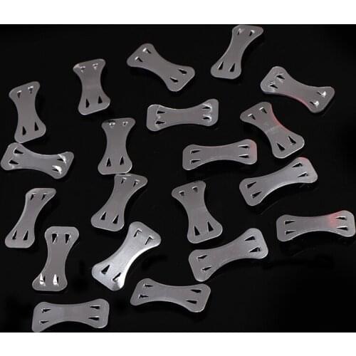 20pcs/set Metal Style Elastic Bandage Buckle Sports Bandages Fasten Clips With Hook Aluminum Clip For Elastic Bandages