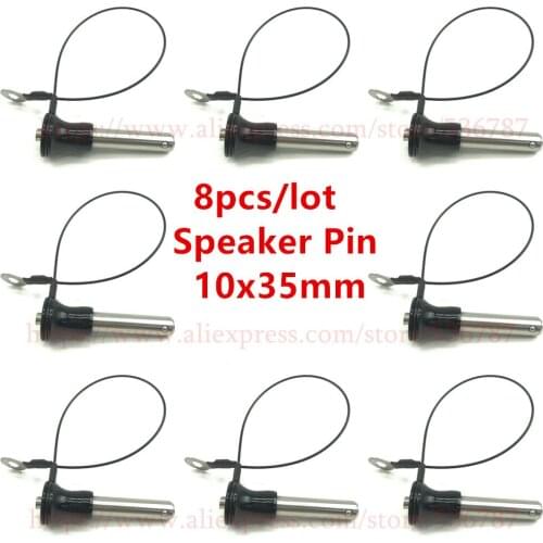 8PCS Y1035 10x35mm Line Array Speaker Accessories Pin For Subwoofer Professional Audio DJ Portable Mixer Console Woofer