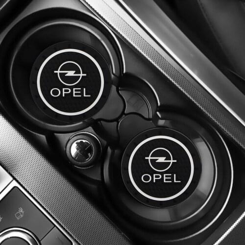 Car Cup Holder Mat Pad Anti-slip Coaster Auto Interior Accessories For Opel Astra H G J Insignia Mokka Zafira Corsa Vectra C D