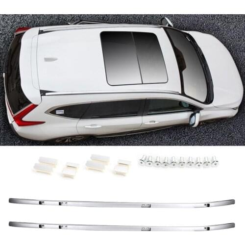 For Honda CR-V 2017-2019 2PCS Luggage Rack Roof Racks Side Rails Bars Luggage Carrier Baggage Holder Aluminum Alloy Accessories