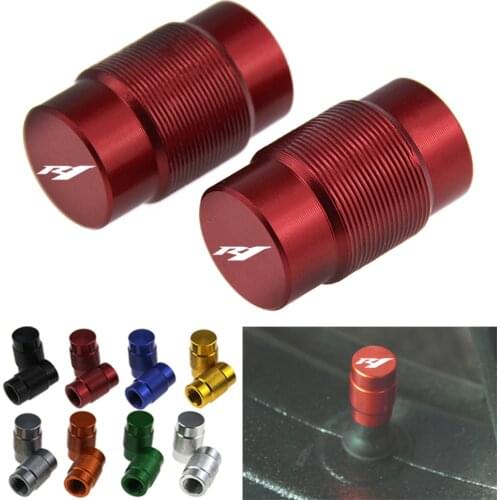 For Yamaha YZFR1 YZF R1/R1M/R1S 2013 2014 2015 2016 2017 2018 2019 2020 Motorcycle Wheel Tire Valve Stem Caps CNC Airtight Cover