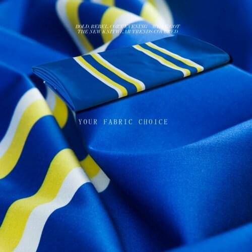 Stretchy cotton fabric, stripes pattern, simple style, lustrous, bold color, sew for top, shirt, dress, pants, craft by yard