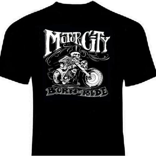 MOTOR CITY skull T Shirt