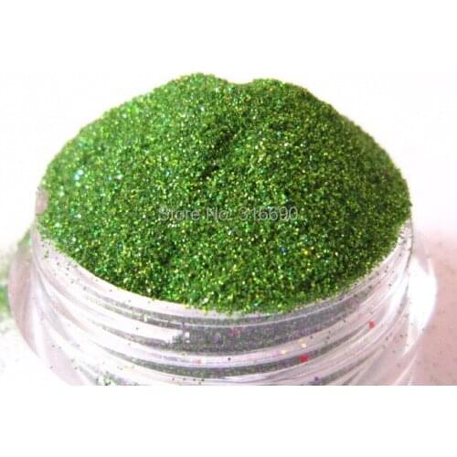 Holographic Green Fine glitter for cosmetic glitter