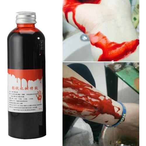 Fake Blood Gel Tube Horror Costume Halloween Party Easy Makeup Coagulated Top Clean Joke Funny Holiday Props To Toys R3Z4