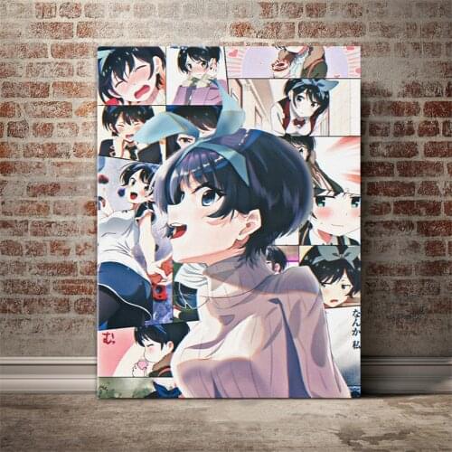 Kanojo Okarishimasu Ruka Sarashina Anime Home Decor Canvas Painting Wall Pictures Living Room Decoration Art Posters and Prints