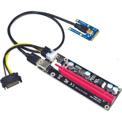Mini PCIe to PCI Express 16X Riser for Laptop External Graphics Card EXP GDC BTC Miner MPCIe to PCI-E Slot Mining Card