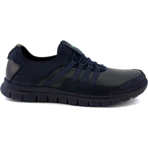 Forelli Male Navy Blue Leather Shoes