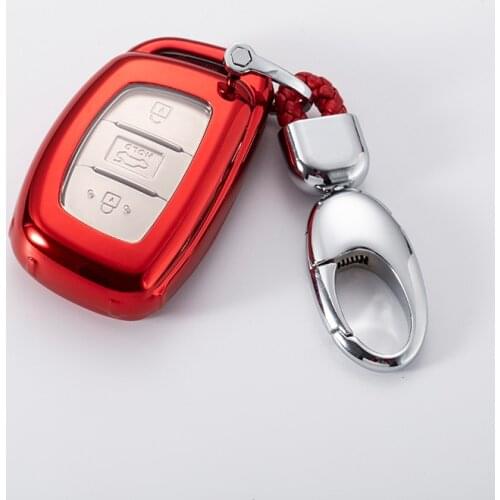 For Hyundai i20 i30 i35 iX20 iX35 Solaris Verna For K2 K5 Sportage Sorento keychain Beautiful Full Cover Soft TPU Car Key Case