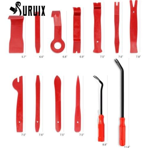 4/5/7/12/13 Pcs Car Audio Maintenance Kit Auto Trim Repair Panel Remover Pry Bar Car Radio Multi-piece Disassembled Audio Set