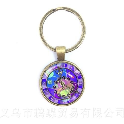 New Originality Zodiac Cancer Glass Cabochon Constellation Glass Dome Jewelry Keychain Birthday, Star Sign, Horoscope Gift