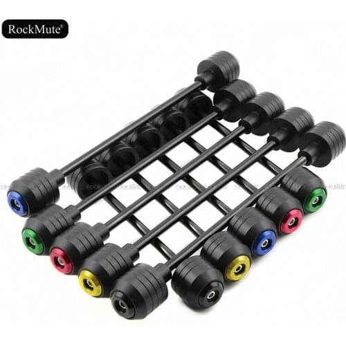 Front Rear Axle Fork Crash Sliders For SUZUKI GSX-R 1000 2007 2008 2009 2010 2011 2012 2013 2014 2015 Motorcycle Wheel Protector