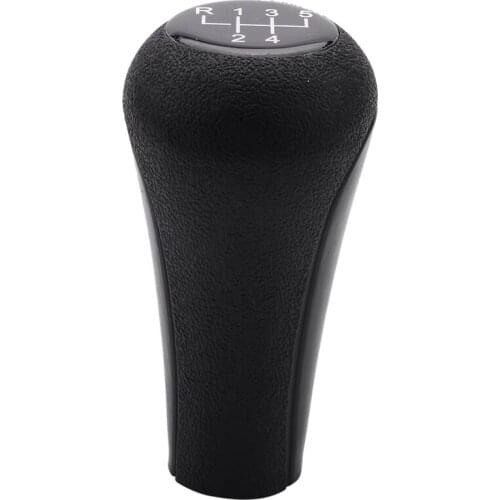 5 speed Manual Plastic Gear Shift Knob 12mm Stick Hole (Black) for BMW Series 1 to 7 X5 E30 E36 E46 E39 E34 Z3