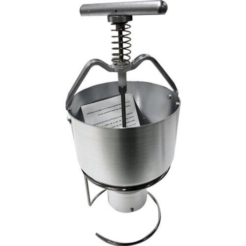 Manual Donut Depositor Medu Vada Dropper Plunger Dough Batter Dispenser Hopper