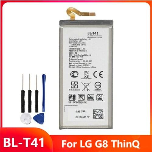 Original Replacement Phone Battery BL-T41 For LG G8 ThinQ BL-T41 Genuine Rechargable Batteries 3500mAh With Free Tools