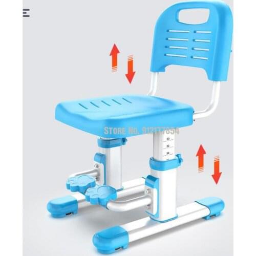 Childrens Study Chair Student Writing Chair Home Correction Sitting Posture Desk Chair Lift Adjustable Backrest Stool